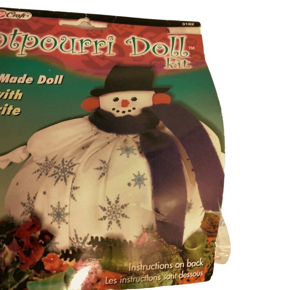 Fibre Craft Potpourri Doll Kit Snowman 3182
